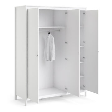 Ronda White 3 Door Wardrobe