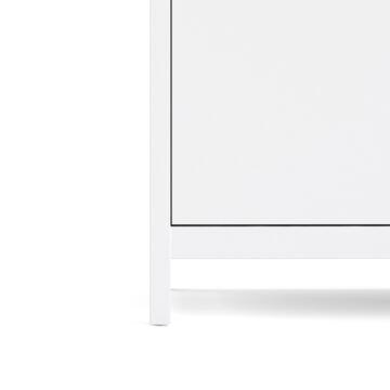 Ronda White 3 Door Wardrobe