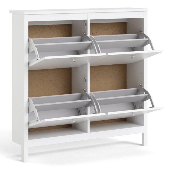 Ronda Shoe Cabinet | White | Self Assembly