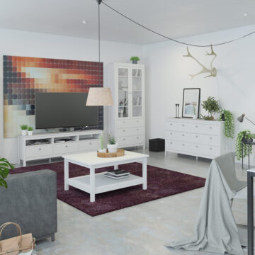Ronda White Coffee Table