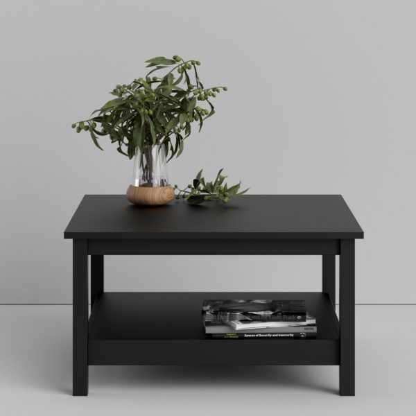 Ronda Coffee Table | Matte Black | Self Assembly