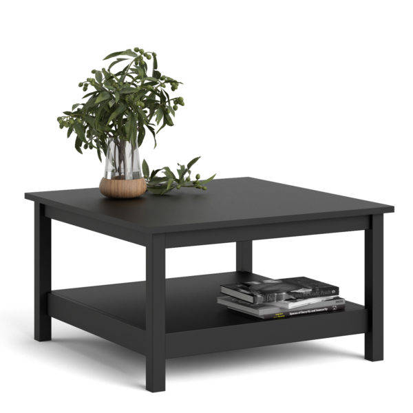 Ronda Coffee Table | Matte Black | Self Assembly