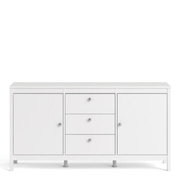 Ronda White 2 Door 3 Drawer Sideboard