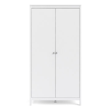 Ronda White 2 Door Wardrobe