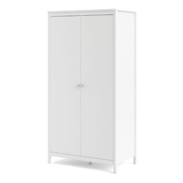 Ronda White 2 Door Wardrobe