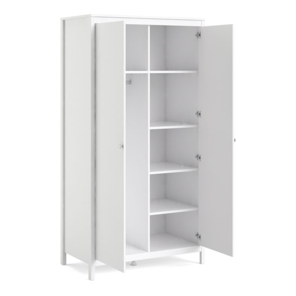 Ronda Wardrobe with 2 Doors | White