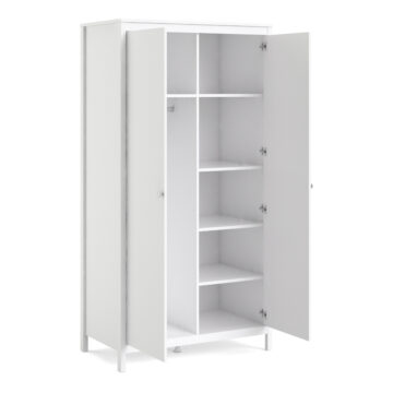 Ronda White 2 Door Wardrobe