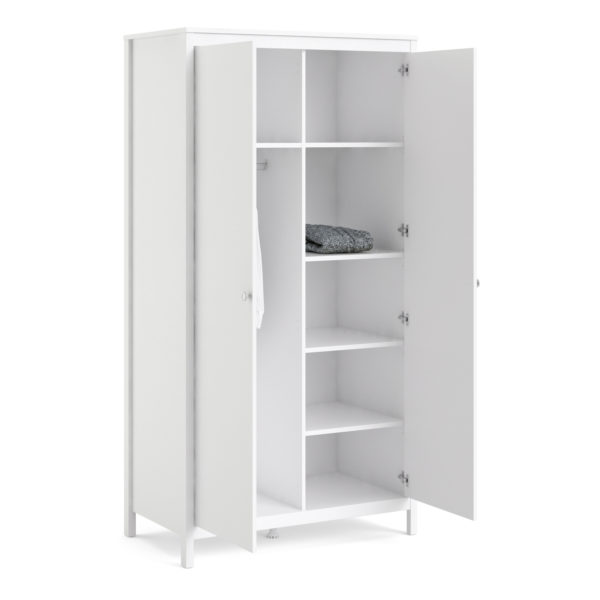 Ronda Wardrobe with 2 Doors | White