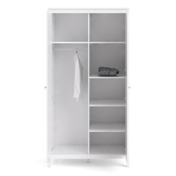 Ronda White 2 Door Wardrobe