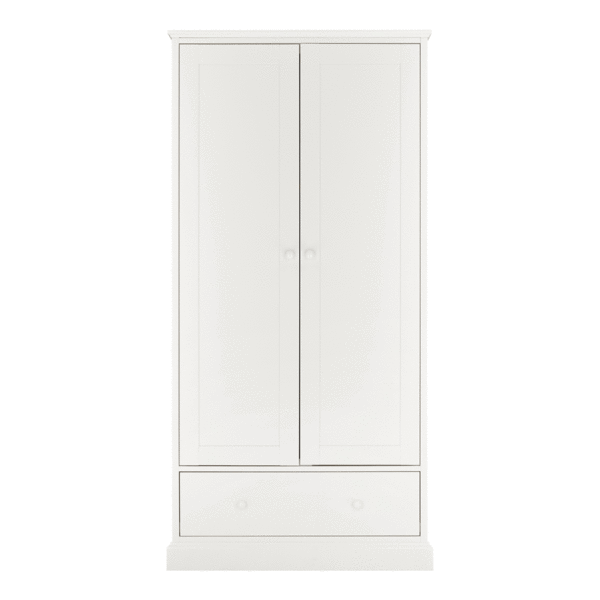 Stanton White Double Wardrobe