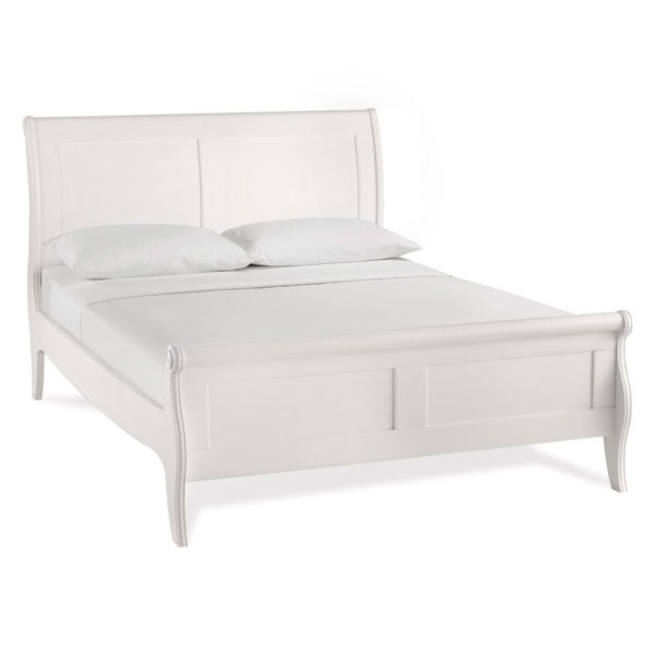 Arlington White King Size Bed