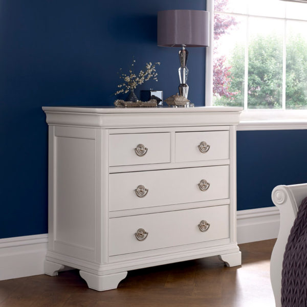Arlington White 2 + 2 Chest of Drawers