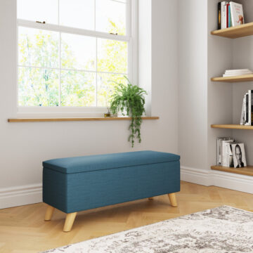 Secreto Teal Ottoman