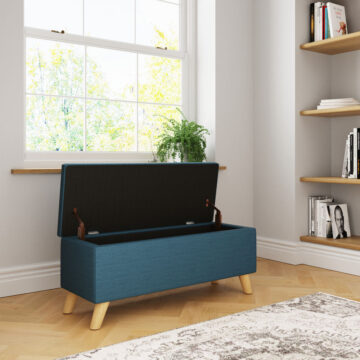 Secreto Teal Ottoman