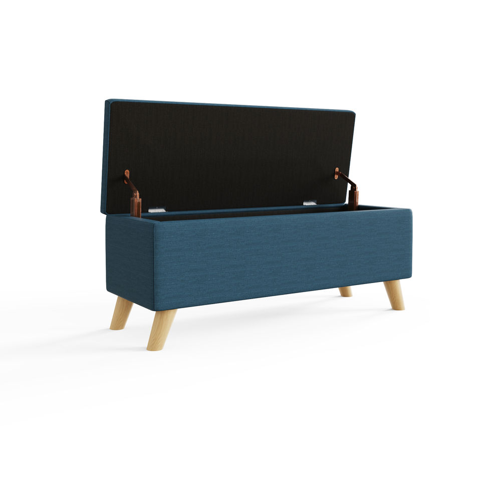 Secreto Teal Ottoman