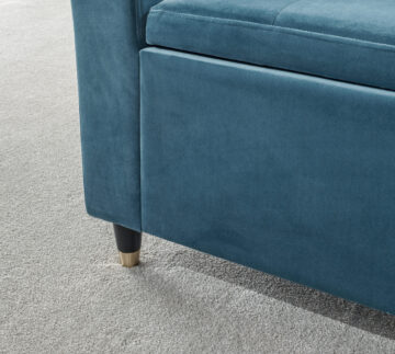 Geneva Teal Window Seat