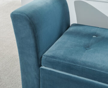 Geneva Teal Window Seat