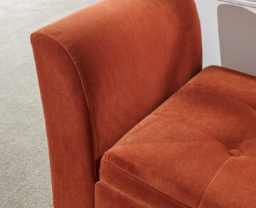 Geneva Russet Orange Window Seat