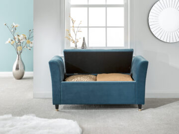 Geneva Teal Window Seat