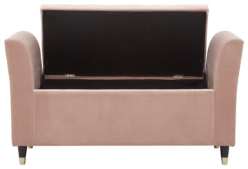 Geneva Blush Pink Window Seat