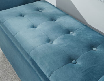 Geneva Teal Window Seat