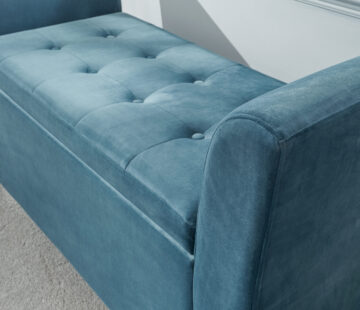 Geneva Teal Window Seat