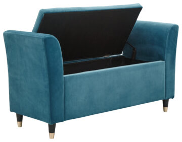 Geneva Teal Window Seat