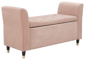 Geneva Blush Pink Window Seat