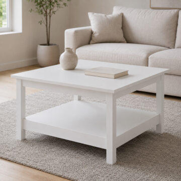 Ronda White Coffee Table