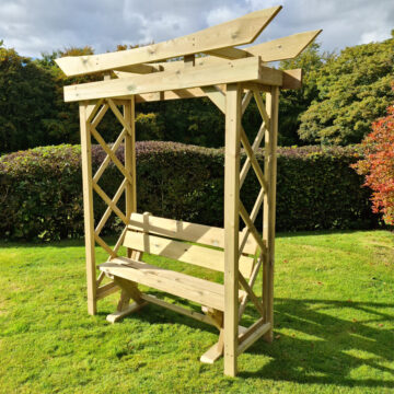 Timber Tokyo Arch | 4ft | Ashcombe Bench – Churnet Valley