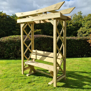 Timber Tokyo Arch | 4ft | Ashcombe Bench – Churnet Valley