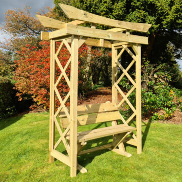 Timber Tokyo Arch | 4ft | Ashcombe Bench – Churnet Valley