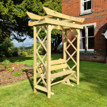 Timber Tokyo Arch | 4ft | Ashcombe Bench – Churnet Valley