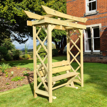 Timber Tokyo Arch | 4ft | Ashcombe Bench – Churnet Valley