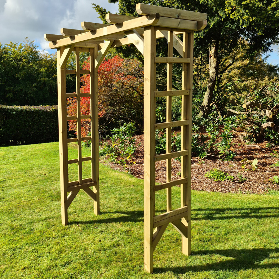 Timber Rose Arch | 3ft - Churnet Valley | Oak World