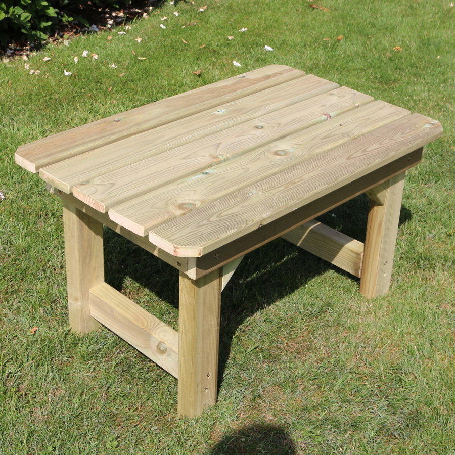 Timber Rectangular Garden Coffee Table Valley Oak World