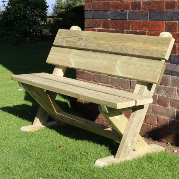Timber Ashcombe Garden Bench - Churnet Valley