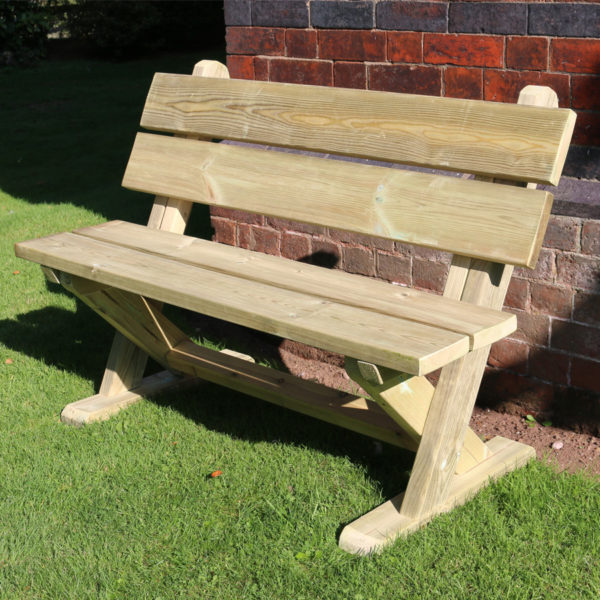 Timber Ashcombe Garden Bench - Churnet Valley