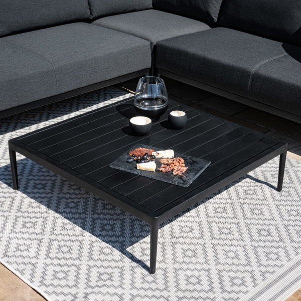 Maze Eve Corner Group | Charcoal Outdoor Fabric Grey
