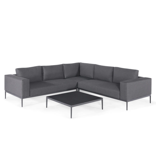 Maze Eve Corner Group | Flanelle Outdoor Fabric Grey