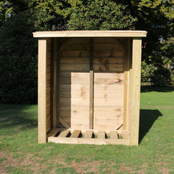 Timber Heavy Duty Log Store | 5ft x 4ft - Churnet Valley