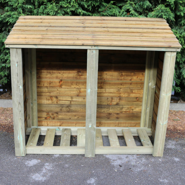 Timber Heavy Duty Log Store | 4ft x 5ft - Churnet Valley