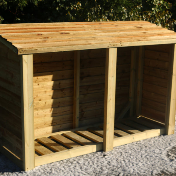 Timber Heavy Duty Log Store | 4ft x 6ft - Churnet Valley
