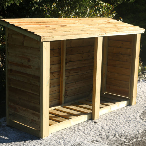 Timber Heavy Duty Log Store | 4ft x 6ft - Churnet Valley