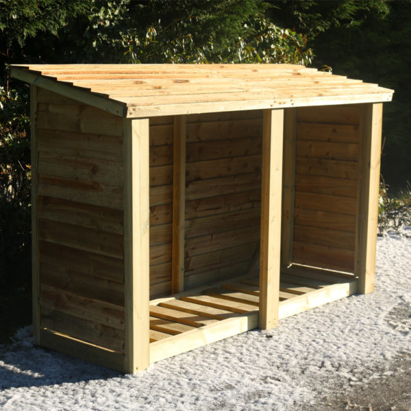 Timber Heavy Duty Log Store | 4ft x 6ft - Churnet Valley