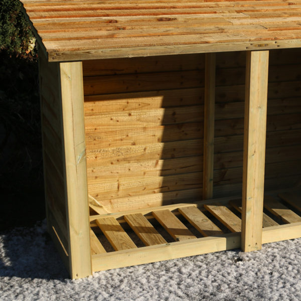 Timber Heavy Duty Log Store | 4ft x 6ft - Churnet Valley