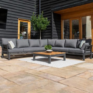 Outdoor corner on sale sofa in stock