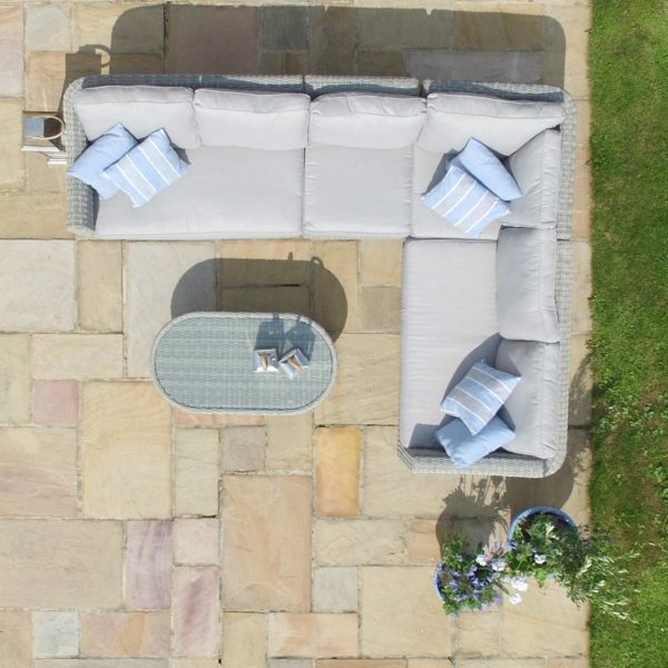 Maze Oxford Rattan Large Corner Group