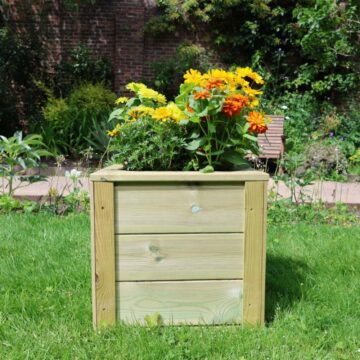 Timber Square Planter – Churnet Valley