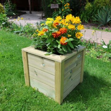 Timber Square Planter - Churnet Valley